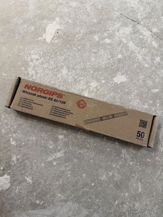 Wieszak płaski ES 60/125