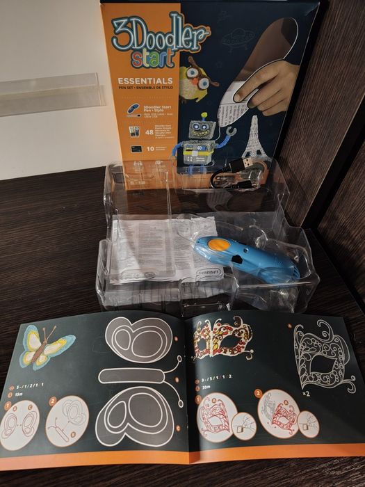 Оригінальна безпечна 3D-ручка 3Doodler Start Essentials (повний комплект)