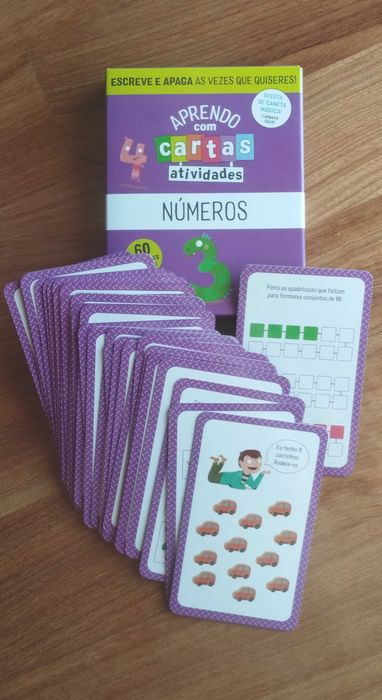 Aprendo com Cartas - atividades: Números (3-7 anos)