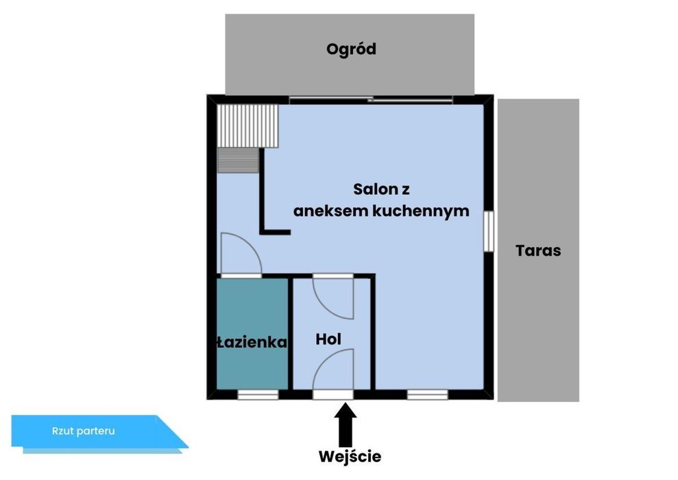 Dom (bliżniak) w świetnej lokalizacji