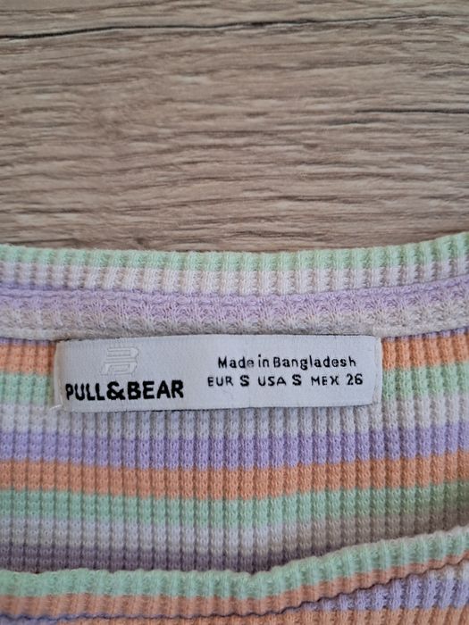 Kolorowa bluzka top, Pull&Bear