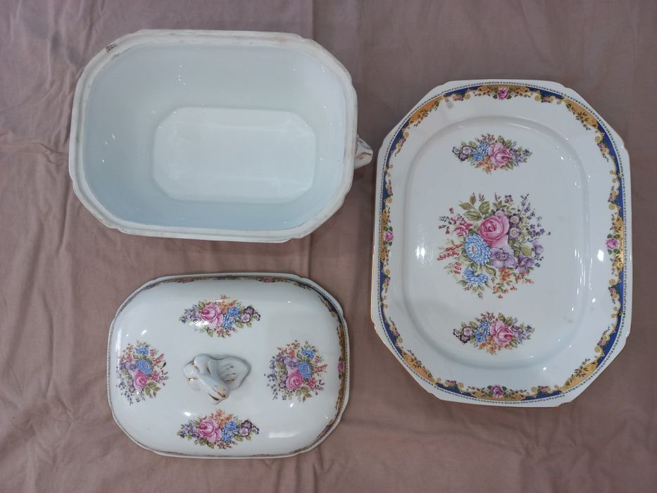 Terrina GRANDE Limoges com prato
