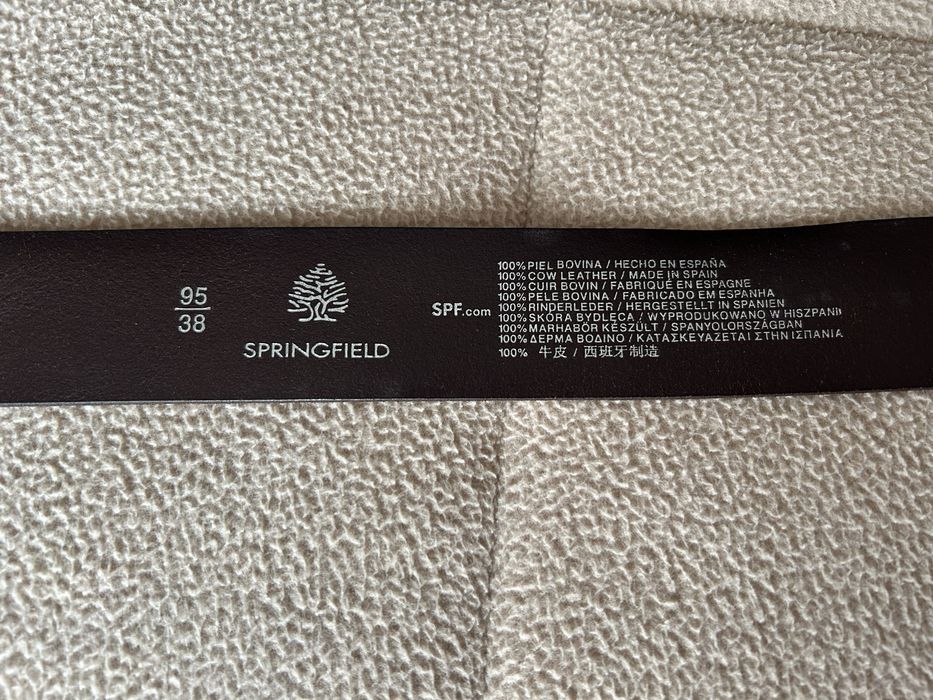 Cinto em pele Springfield 95 cm