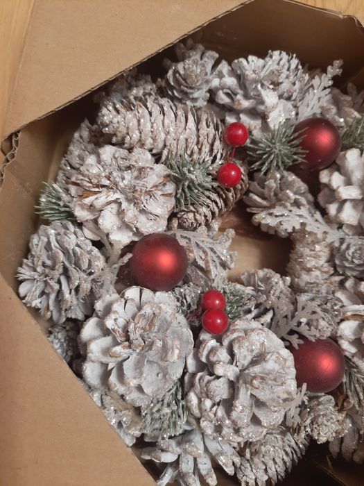 Ozdobą świąteczna wianek