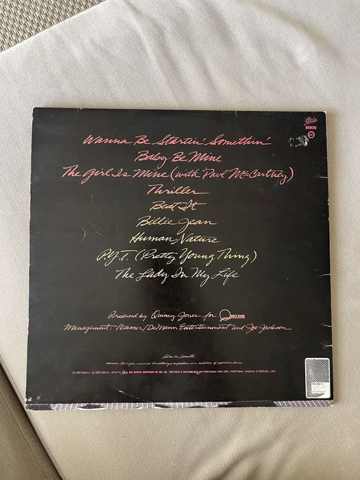 Vinil – Michael Jackson – Thriller (1982) – Com encarte original