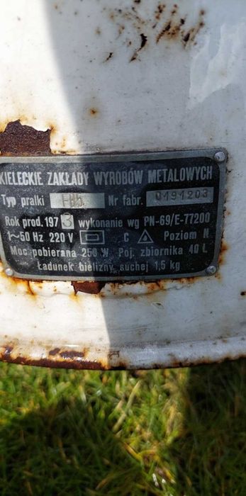 sprzedam pralkę Frania PRL