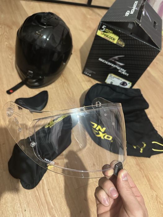 Шлем Scorpion Exo 1400 Carbon, PinLock не - Airoh, Agv,Shoei, Nolan,Arai