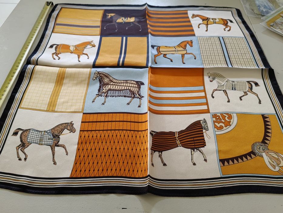 Apaszka jedwabna chusta 100% jedwab