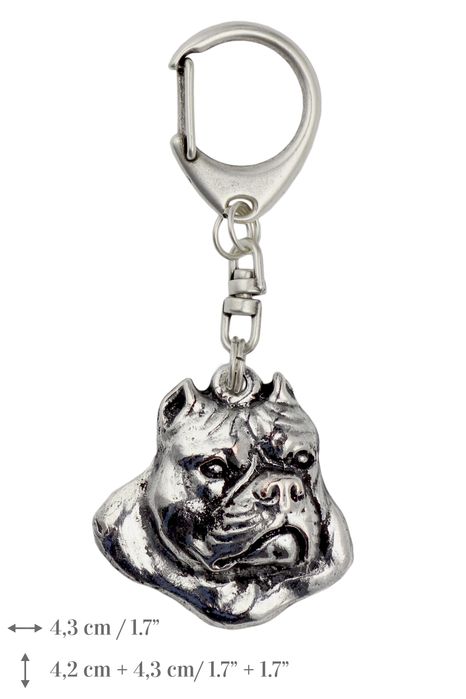 American Bully brelok posrebrzany Art-Dog