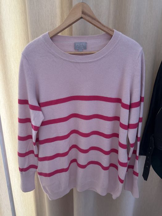 Damski sweter Pure Cashmere w paski na wiosnę