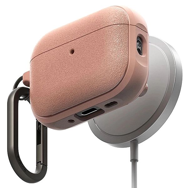 Etui Ringke Onyx Magnetic MagSafe na AirPods Pro 3 - różowe