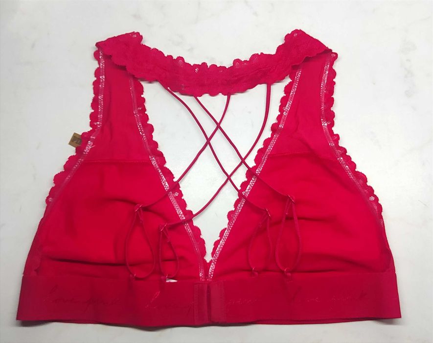 Бралетт кружевной топ бюстгальтер PINK Victoria's Secret: 850 грн. - М ...