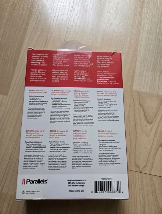 Parallels Desktop 18 box run Windows on Mac