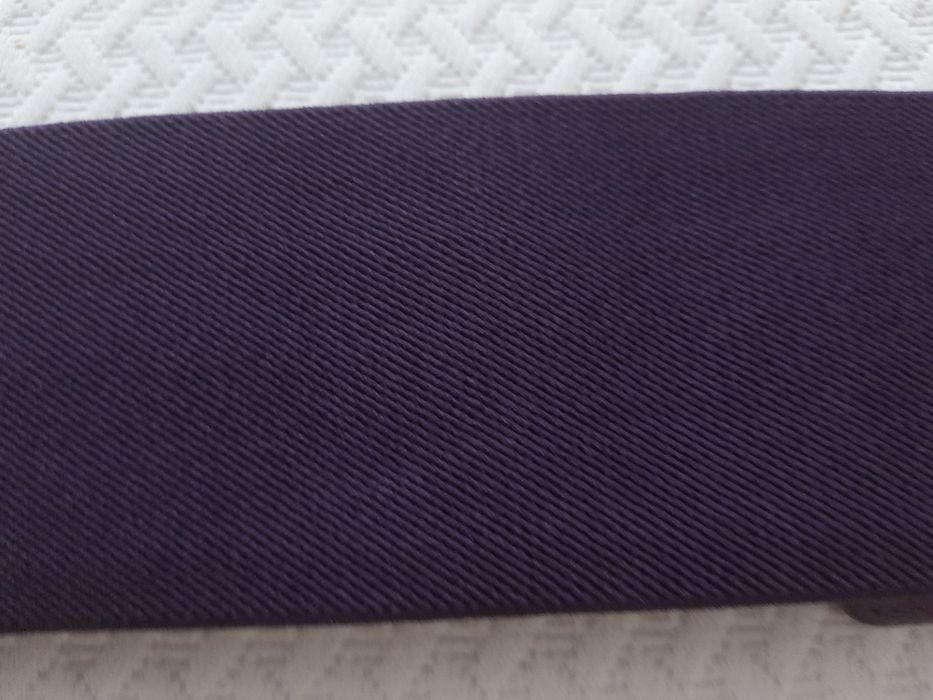 Cinto roxo em pele Genuína e elástico ajustável