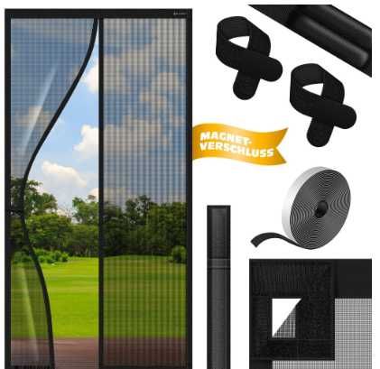 Moskitiera magnetyczna do drzwi KESSER 90x200 cm