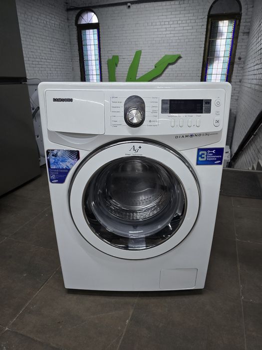 Пральна / стиральная машина Samsung EcoBubble 6кг Вузька 45см Гарантія Доставка Занос | Стан нової зі складу