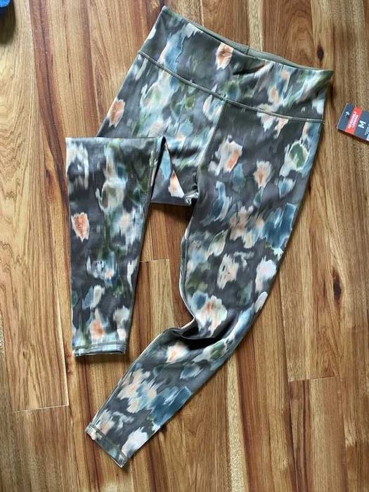 M l nowe legginsy pastele wzory wyszczuplajace 38 40 silownia