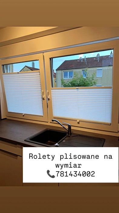 Rolety/Moskitiery/ Plisy / Żaluzje – Pomiar i montaż GRATIS