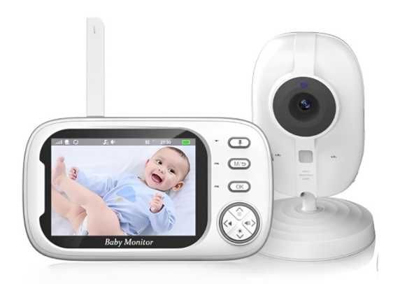 Відеоняня 3.5 з монітором, датчиком звуку, нічне бачення, відеозапис