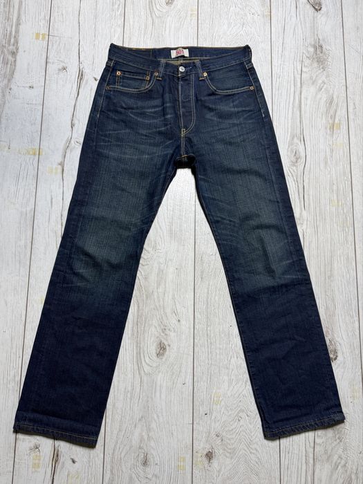 Jeansy straight  Levi’s 501 granatowe W31 L30 klasyk  vintage casual