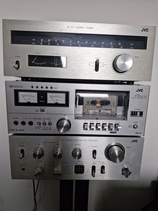 Wzmacniacz Jvc JA -S31 + TUNER + MAGNETOFON . Stan idealny . Okazja Vintage .