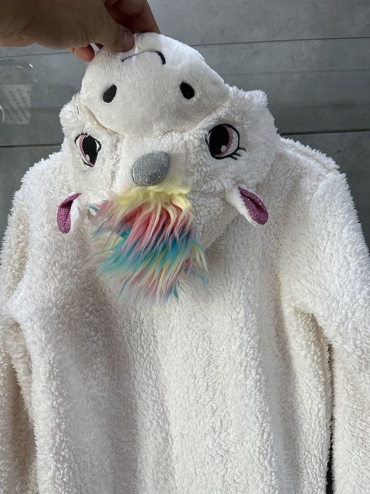 Strój, Piżama jednoczęściowa - Jednorożec - rozmiar S/M.