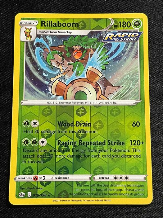Carta Pokémon RillaBoom 18/198 Chilling Reign