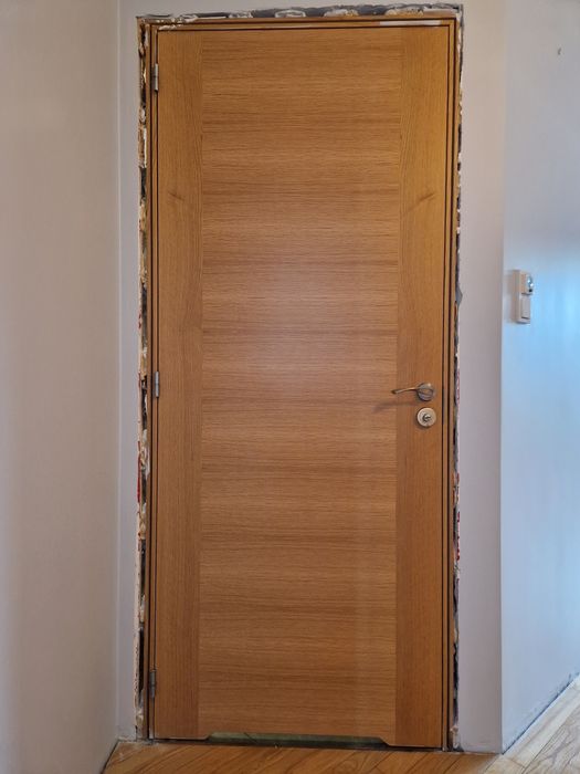 Skrzydło drzwi fornirowane dąb lewe 80cm łazienka