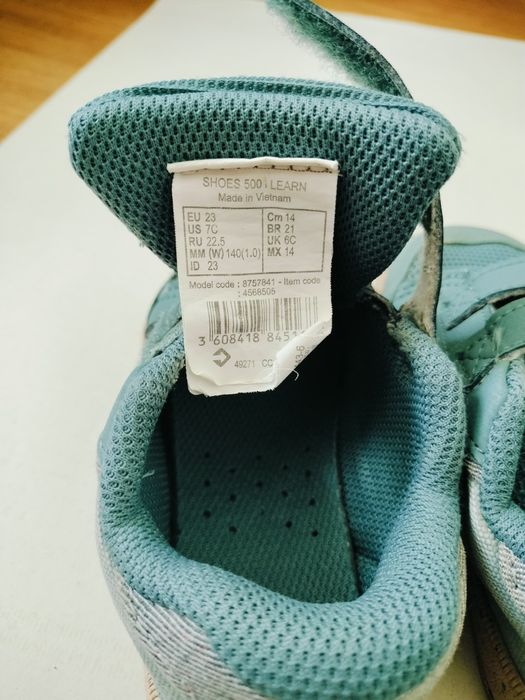 Ténis sapatilhas Decathlon tamanho 23