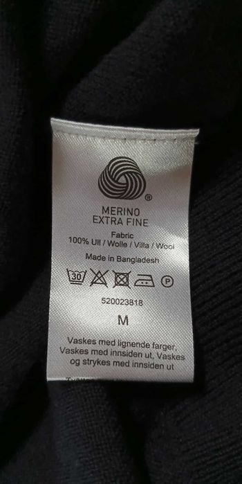 Bezrękawnik sweter Dressmann rozmiar m ciepły 100% wełna merino