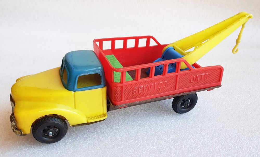 Antigo Brinquedo Plástico ~ " Camião Reboque da JATO " ~ Anos 60
