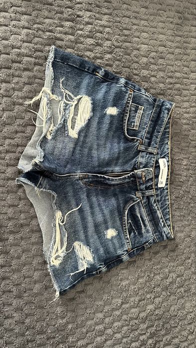 Джинсові Шорти середня посадка розмір 36