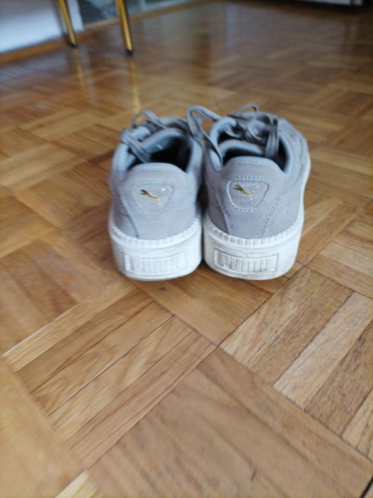 Trampki damskie Puma Basket Platform Metallic