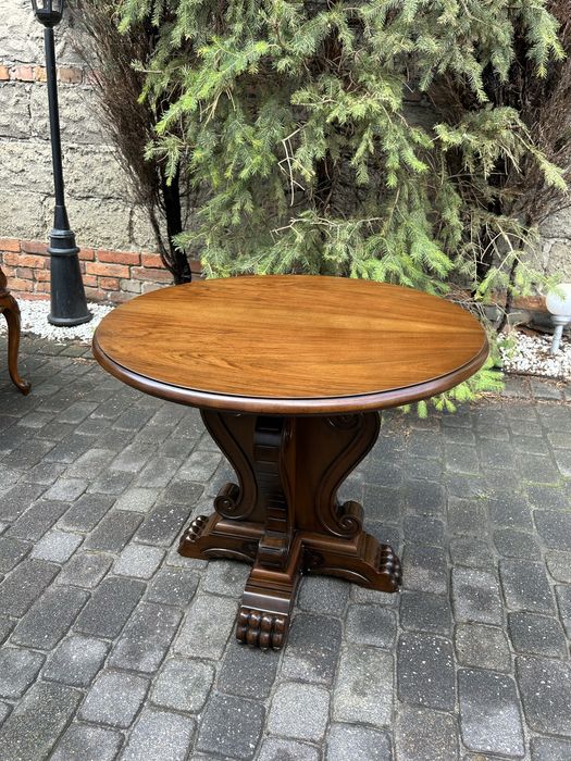 Antyczna Ława Stolik Kawowoy Lwie Łapy Stół Antyk Po Renowacji Unaikt