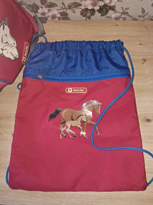 Ортопедичний рюкзак Step by Step (Німеччина) для дівчинки + комплект