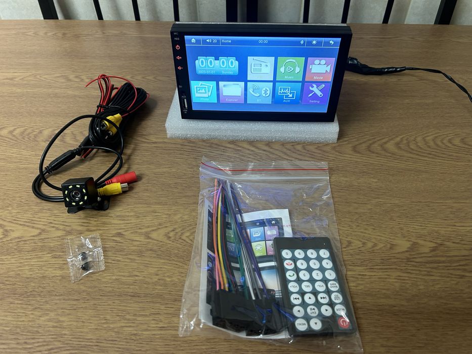 Auto rádio 1 Din para 2 Din *NOVO* c/ oferta câmara traseira