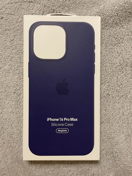 Etui/Plecki silikonowe MagSafe iPhone 16 Pro Max granatowy