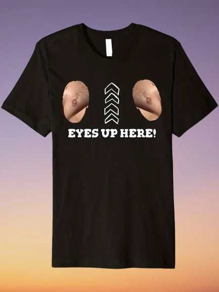 Nowy t-shirt Zabawne Oczy!