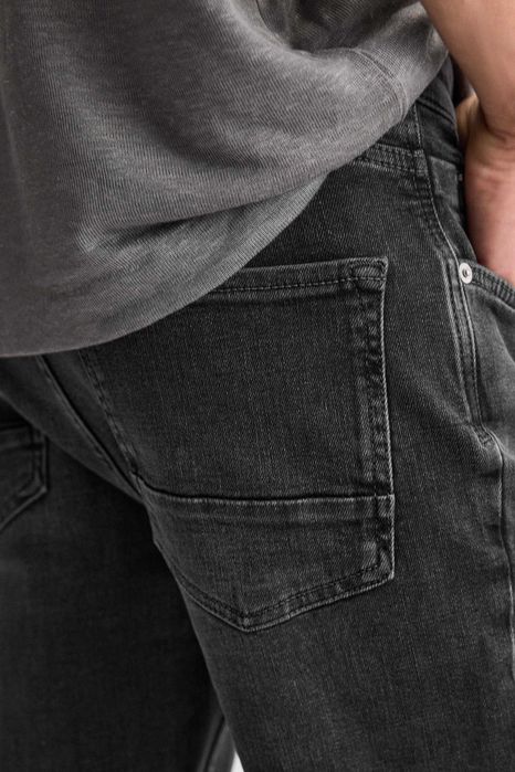 Czarne jeansy ZARA 36 slim dżinsy