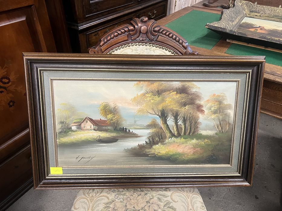 Obraz pejzaż malowany na płótnie