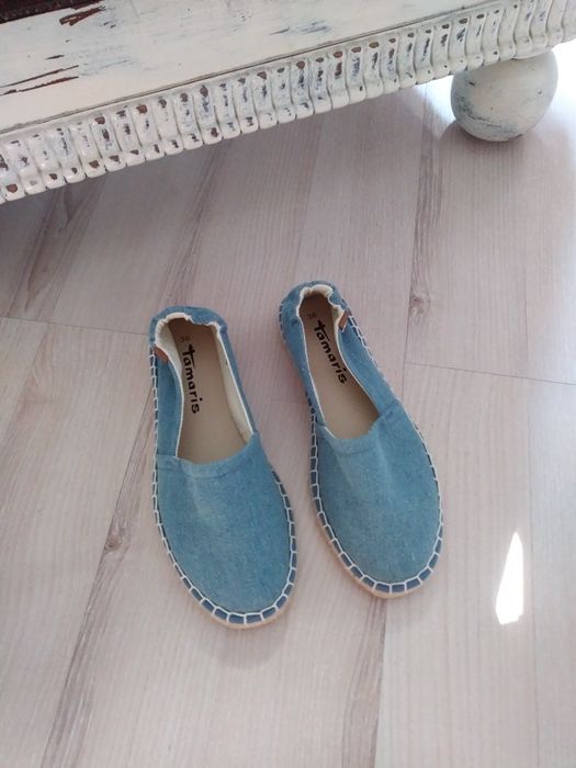 Nowe Espandryle jeansowe Tamaris 36