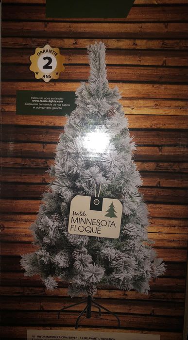 Árvore de Natal nevado