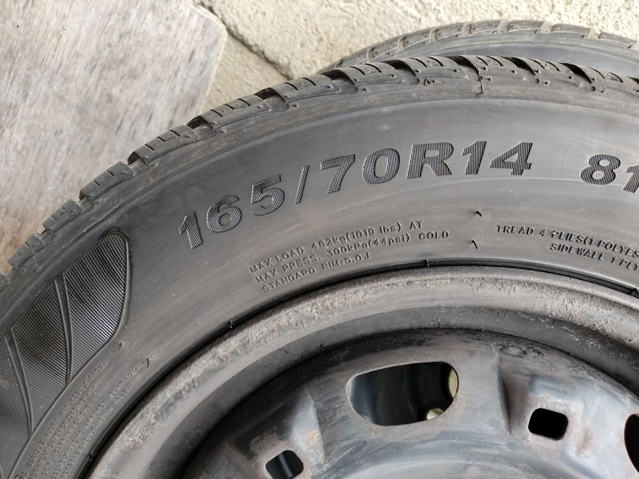 Koła 14cali 5x100 VW polo wielosezon