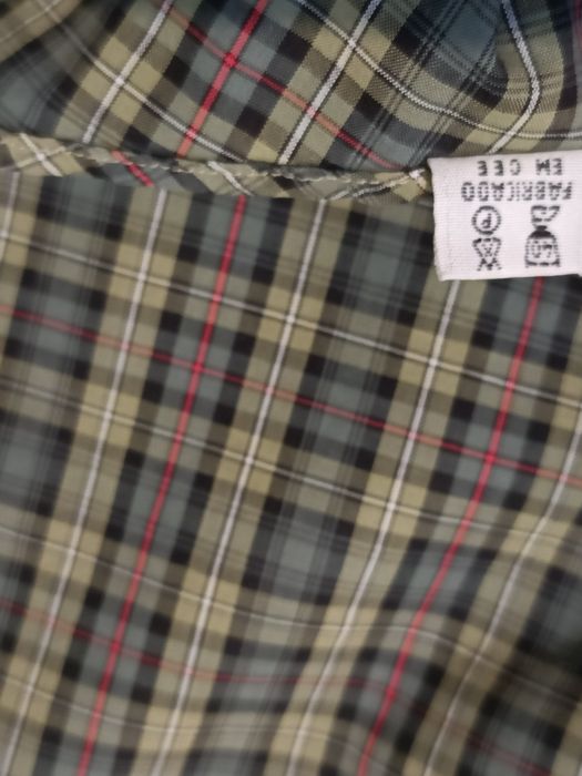 Camisa manga curta xadrez Pierre Cardin