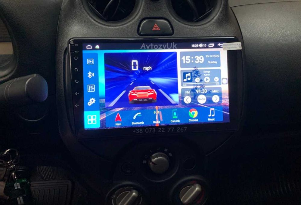 Магнитола MARCH Nissan MICRA NOTE VERSA Верса Микра CarPlay Android 15