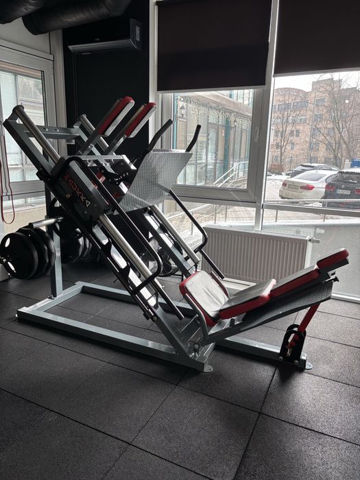 Тренажери RN Sport базовий набір: кросовер, жим ногами, комбіновані