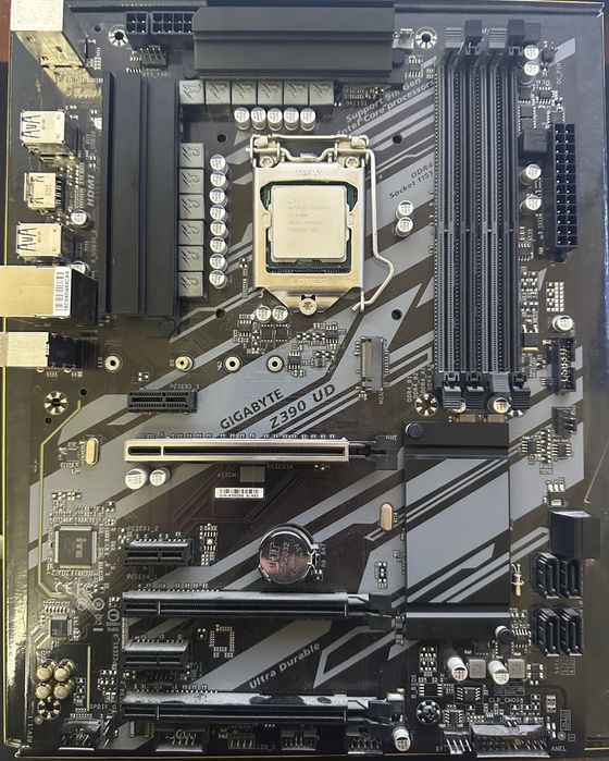 Комплект Gigabyte Z390 UD + i7 9700f