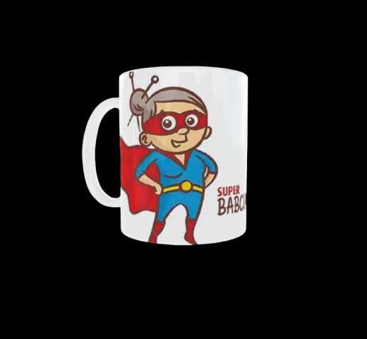 Zestaw 2+2 na dzień Babci i Dziadka dwie poduszki i dwa kubki