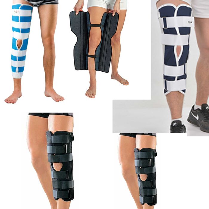Тутор Шина для колінного суглобу Бандаж повної фіксації ортез коліна