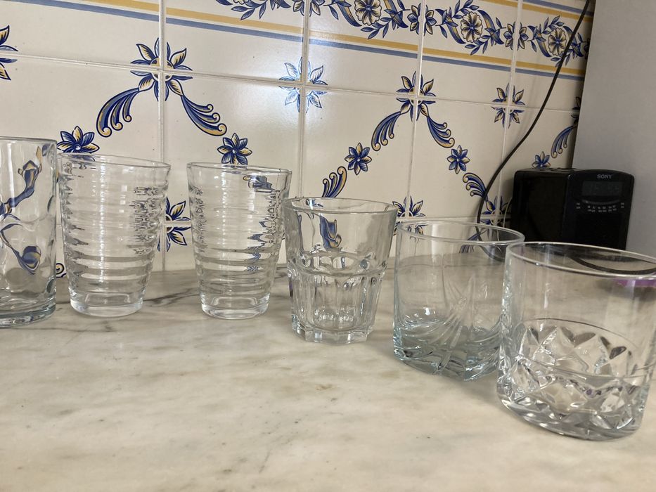 Copos varios tamanhos